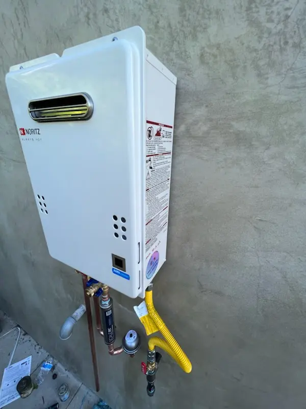 Tankless water heater installation for Lake Telemark homes